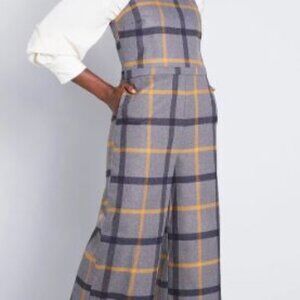 Modcloth for Eloquii Plenty of Panache Cropped Jumpsuit